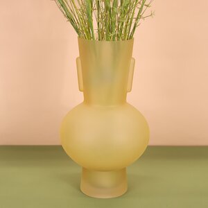 Стеклянная ваза Soeira Gold 32 см Kaemingk фото 1