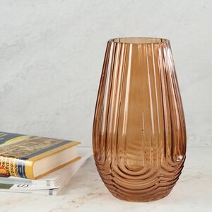 Стеклянная ваза Naples Sunset 25 см Kaemingk фото 2