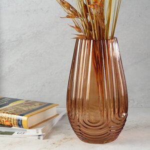 Стеклянная ваза Naples Sunset 25 см Kaemingk фото 1