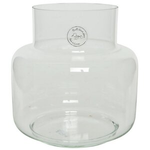 Стеклянная ваза для цветов Glassy 19*18 см Kaemingk фото 1