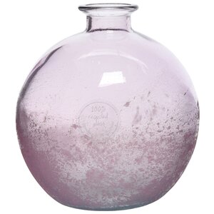 Декоративная ваза Эстер 18*16 см розовая, стекло Kaemingk фото 1