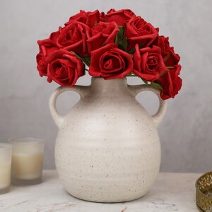 Искусственные розы для декора Lallita 18 см, 7 шт, алые Ideas4Seasons фото 5