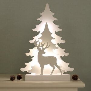 Новогодний светильник Magically Wood: Волшебный олень 41 см, 15 теплых белых LED ламп, на батарейках Star Trading фото 6