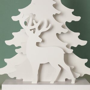 Новогодний светильник Magically Wood: Волшебный олень 41 см, 15 теплых белых LED ламп, на батарейках Star Trading фото 5