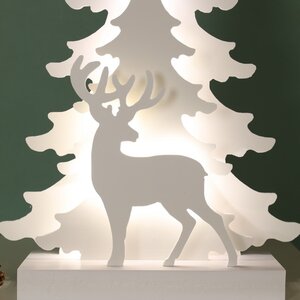 Новогодний светильник Magically Wood: Волшебный олень 41 см, 15 теплых белых LED ламп, на батарейках Star Trading фото 2
