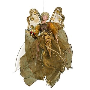 Елочное украшение Цветочный Ангел 23 см, подвеска Eggl фото 1