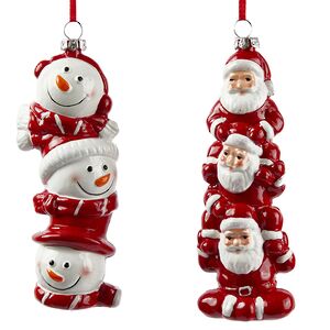 Елочная игрушка Снеговички - Lastinham Pyramid 15 см EDG фото 2