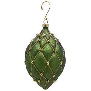 Елочные игрушки Opera Reale 15 см зеленые, 4 шт EDG фото 2