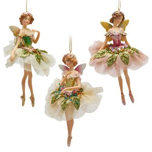 Елочная игрушка Балерина Джулия - Fairy Garden 16 см EDG фото 2