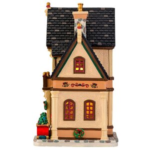 Рождественский магазин Ноэля, 22*16 см, подсветка, батарейки Lemax фото 3