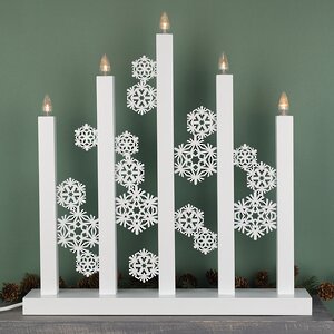 Новогодний светильник Snowfall 48*46 см, 5 теплых белых LED ламп Star Trading фото 3