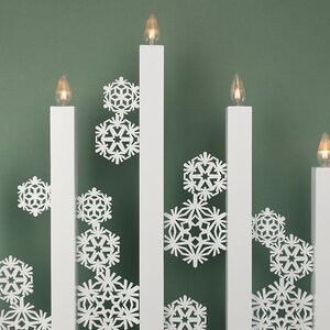 Новогодний светильник Snowfall 48*46 см, 5 теплых белых LED ламп Star Trading фото 2