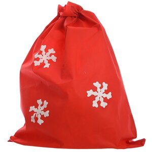 Мешок Деда Мороза для подарков Снежинки 87*66 см Kaemingk фото 1