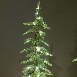 Искусственная елка на ножке с гирляндой Альпийская 210 см, 200 теплых белых LED ламп, контроллер, ЛИТАЯ 100%, IP44 Kaemingk фото 3
