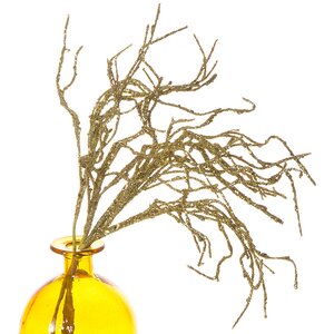 Декоративная веточка Зимний Куст золотая 45 см, 5 шт Hogewoning фото 2