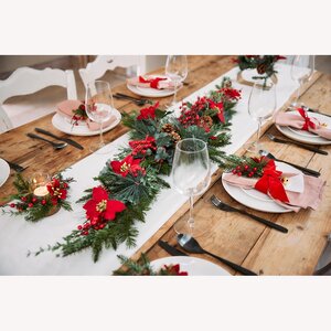 Хвойная ветка Red Romano 23 см с ягодами и шишками, 2 шт, ЛИТАЯ + ЛЕСКА Kaemingk фото 7