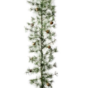 Хвойная гирлянда с шишками Утонченная иголочка 270*30 см, ЛЕСКА Kaemingk фото 2