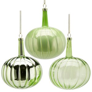 Набор стеклянных шаров Элун-Адоре 10 см, 6 шт, зеленый EDG фото 2