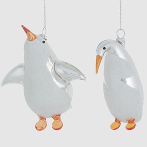 Набор елочных игрушек Пингвины Лалли и Салли - Арктическая Нежность 11 см, 2 шт, подвеска