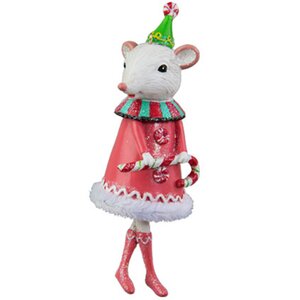 Ёлочная игрушка Мышка Пэнни с карамелькой 12 см, подвеска Holiday Classics фото 1
