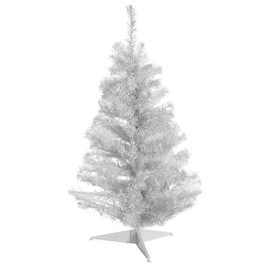 Искусственная белая елка Белоснежка 75 см, ПВХ Kaemingk фото 1