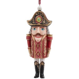 Елочная игрушка Королевский Щелкунчик - Veneziano Christmas 17 см, подвеска