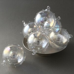 Набор стеклянных шаров Piccola Bolla Magica 10 см, 6 шт EDG фото 1