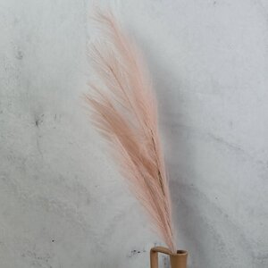 Декоративная ветка с перьями Коко Пальмьери 100 см, персиковая EDG фото 2