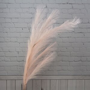 Декоративная ветка с перьями Коко Пальмьери 100 см, персиковая EDG фото 3
