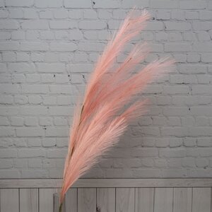 Декоративная ветка с перьями Коко Пальмьери 100 см, розовая EDG фото 3