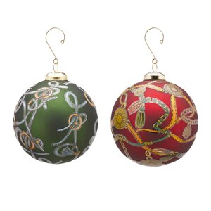 Набор стеклянных шаров Sienna Langdon 10 см, 12 шт EDG (ЭДГ) фото 2