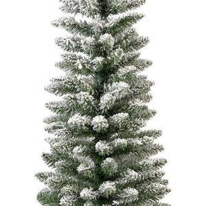 Искусственная елка Pensil Pine заснеженная 210 cм, ПВХ Winter Deco фото 2