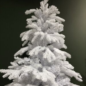 Искусственная белая елка Сунндал заснеженная 240 см, ЛИТАЯ + ПВХ Kaemingk фото 3