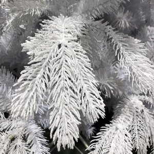 Искусственная белая елка Сунндал заснеженная 180 см, ЛИТАЯ + ПВХ Kaemingk фото 5
