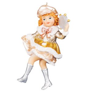 Елочная игрушка Танцевальное свидание - Девочка 12 см, подвеска Holiday Classics фото 1