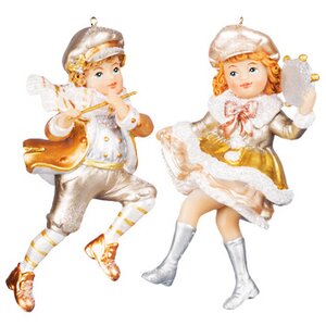 Елочная игрушка Танцевальное свидание - Мальчик 12 см, подвеска Holiday Classics фото 2