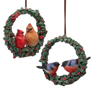 Елочная игрушка Снегирь Фон Халала 12 см, подвеска EDG фото 2