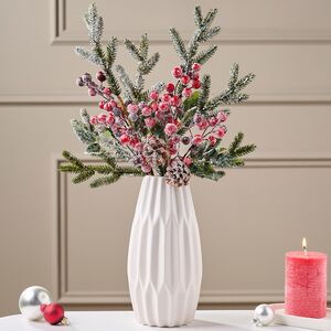 Ветка Ягодный букет 50 см, ЛИТАЯ 100% Kaemingk фото 3