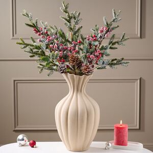 Ветка Ягодный букет 68 см, ЛИТАЯ 100% Kaemingk фото 3