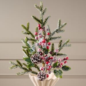 Ветка Ягодный букет 68 см, ЛИТАЯ 100% Kaemingk фото 1