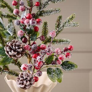 Ветка Ягодный букет 68 см, ЛИТАЯ 100% Kaemingk фото 6