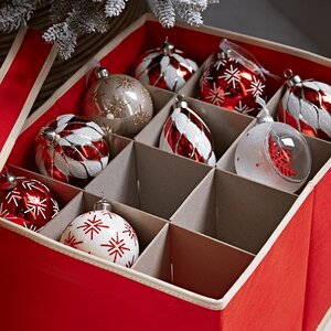 Коробка для елочных шаров и игрушек до 8 см (на 24 шт), 39*30*25 см Kaemingk (Кейминг) фото 3