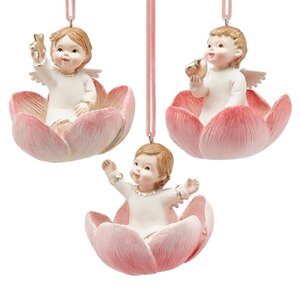 Елочная игрушка Ангелок Арья - Rapsodia dei Fiori 7 см, подвеска EDG фото 5