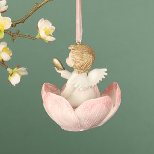 Елочная игрушка Ангелок Арья - Rapsodia dei Fiori 7 см, подвеска EDG фото 3