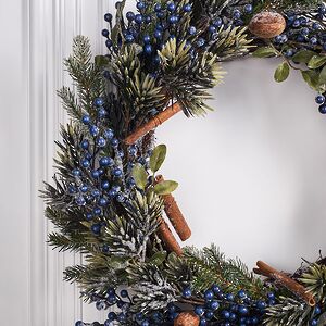 Венок Nordberry заснеженный 60 см Kaemingk фото 2