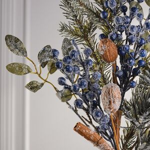 Хвойная ветка Nordberry заснеженная 50 см Kaemingk фото 5