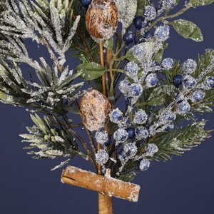 Хвойная ветка Nordberry заснеженная 50 см Kaemingk фото 10