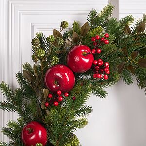 Венок Meleto 60 см, ЛИТАЯ 100% Kaemingk фото 4