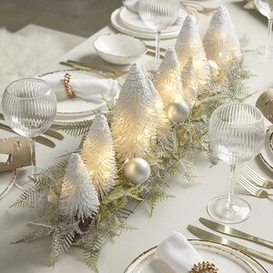 Интерьерно-оконная декорация Fairy Wood 90 см, 60 теплых белых LED ламп, на батарейках, IP20 Kaemingk фото 1