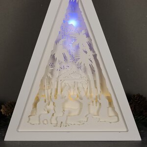 Рождественский светильник Вифлеемская ночь 31 см, 8 LED ламп, на батарейках Star Trading фото 2